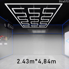 LED осветление за таван и гараж със светещи S фигури - DUa572